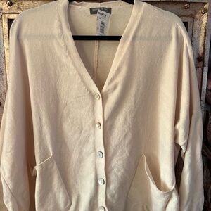 Barefoot Dreams CozyChic Lite Cream Sweater Top